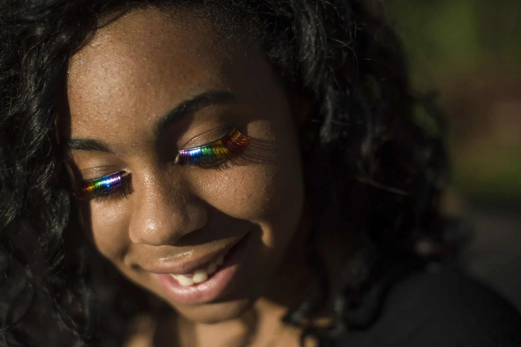 Monique Sutherland-Trevino smiles after her parents were married on June 26, 2015, the day the Supreme Court decided in favor of gay marriage. 