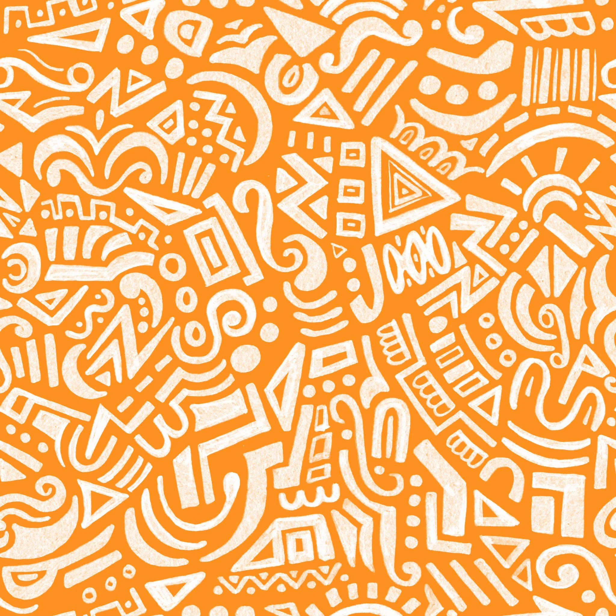 DoodleShapesandLines - Orange.jpg
