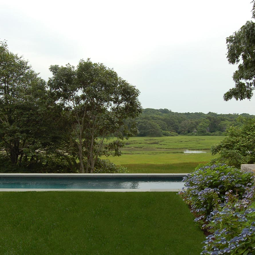 Cape Cod Landscape Design Pool and Marsh
