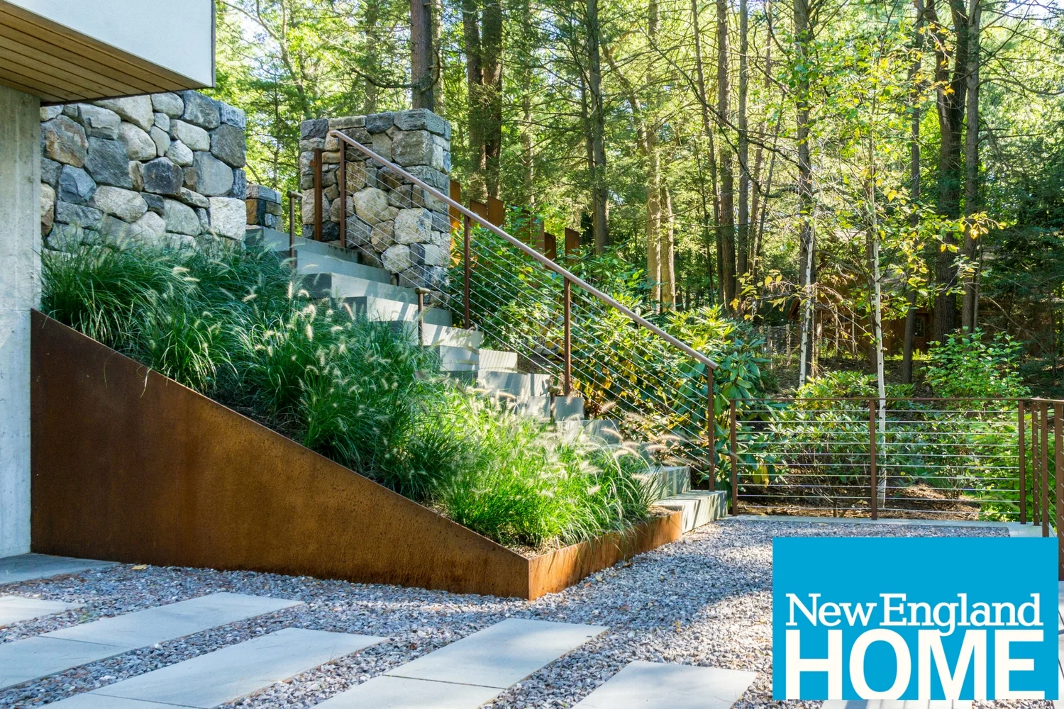 Kimberly Mercurio Landscape Architecture Featured in New England Home Magazine