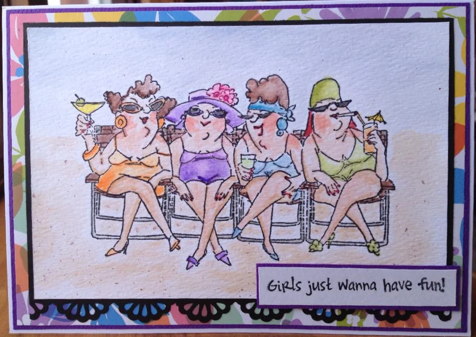 Corks Winery, Girlfriends! Watercolor Class