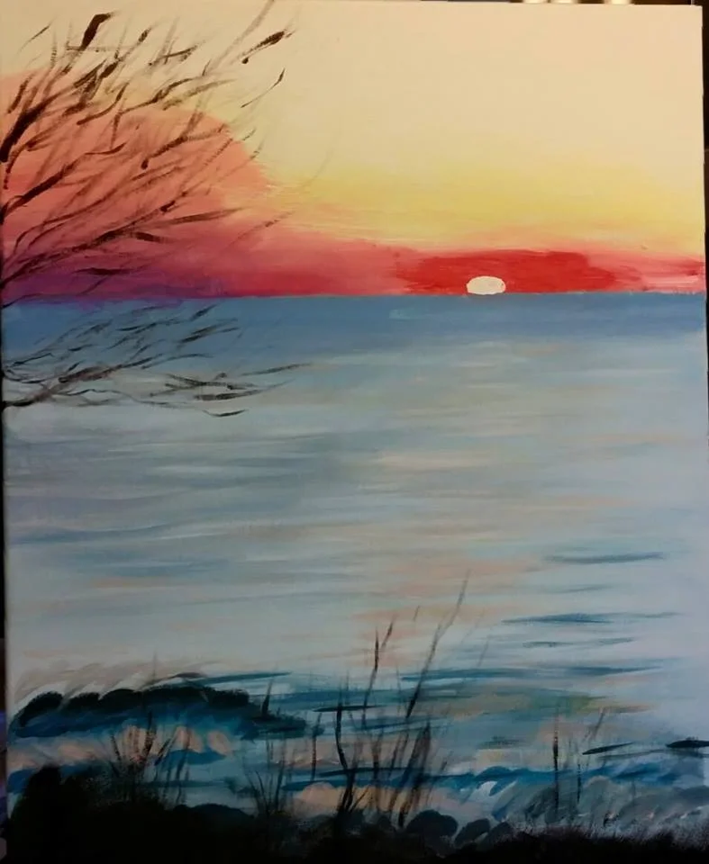 DEVIL'S LAKE ISLAND PARK RECREATION CLUB  Relax At The Lake Canvas Painting Class