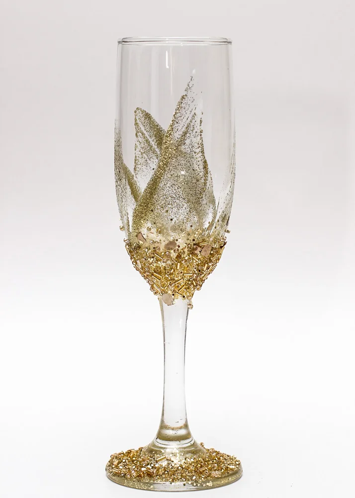 FRENCH LICK WINERY  Glitz & Glam Champagne Flute Glass Painting Class