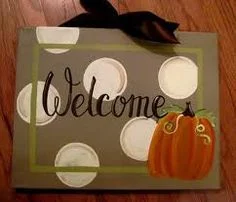 SIMPLY SUSAN'S  Welcome Fall Canvas