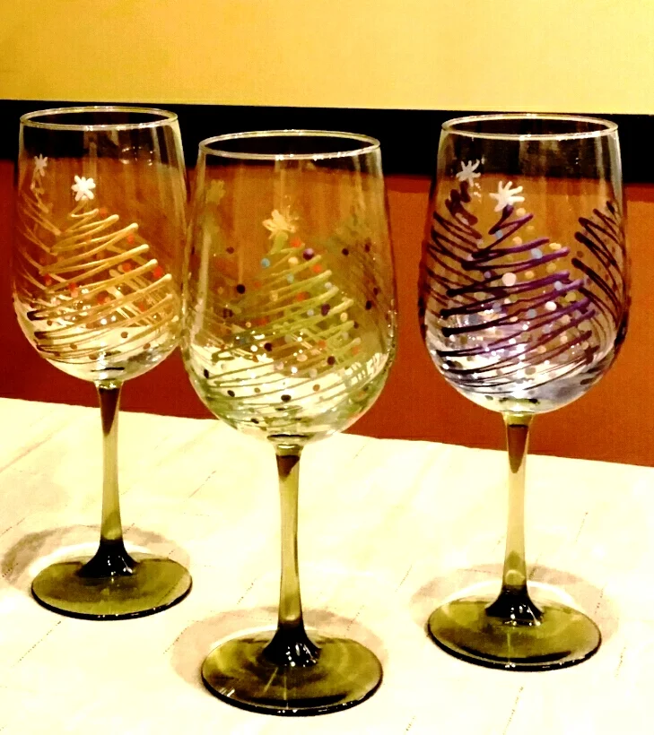 CHATEAU TEBEAU WINERY - Christmas Trees Wine Glass Painting Party - 6:00pm - 8:00pm