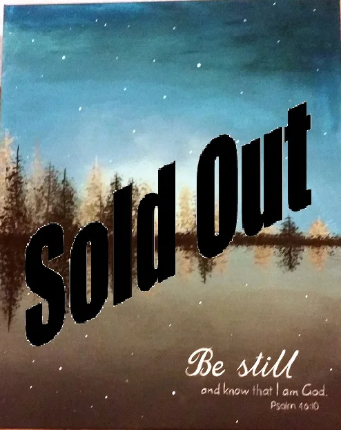 SABAIDEES COFFEE HOUSE - Be Still Canvas Painting Class