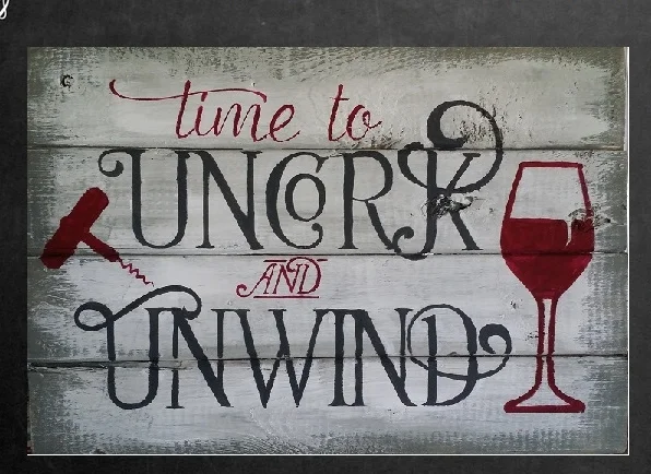 FLYING OTTER WINERY - Uncorked Wine Wood Pallet Art