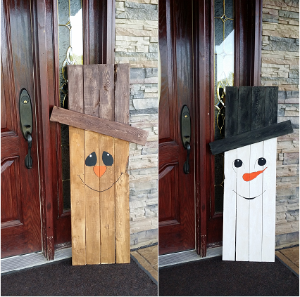 CHATEAU TEBEAU WINERY - Reversible Scarecrow/Snowman