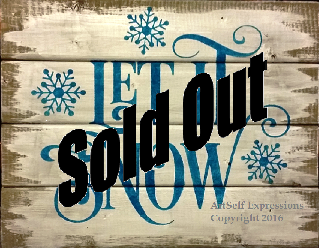 BYLER LANE WINERY - Winter Wood Sign