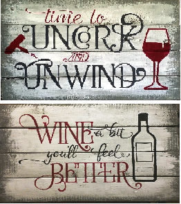 STONEY RIDGE WINERY - Wine Welcome Pallet Wood Art