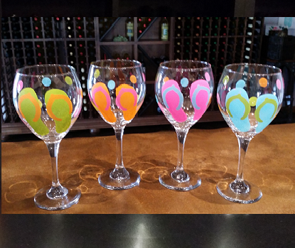 CHATEAU TEBEAU WINERY - Flip Flop Wine Glass Class