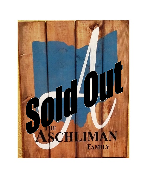 CHATEAU TEBEAU WINERY - Personalized Family Name State Pallet