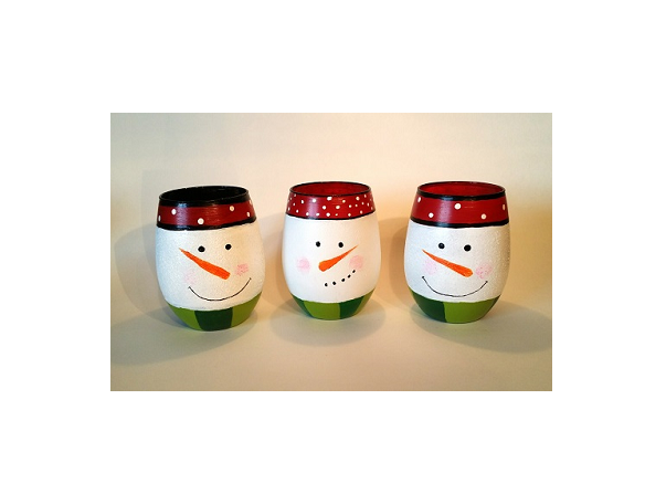 TIPPY CREEK - Stemless Snowman Glass Class