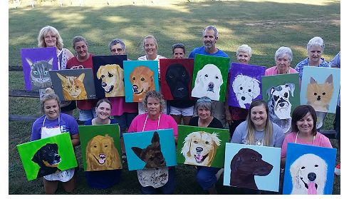CHERRY CREEK WINERY - Paint Your Pet Canvas Class