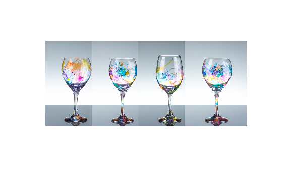 Chateau Aeronautique - Airpark Location - Jackson, MI  - Abstract Art Wine Glass Class