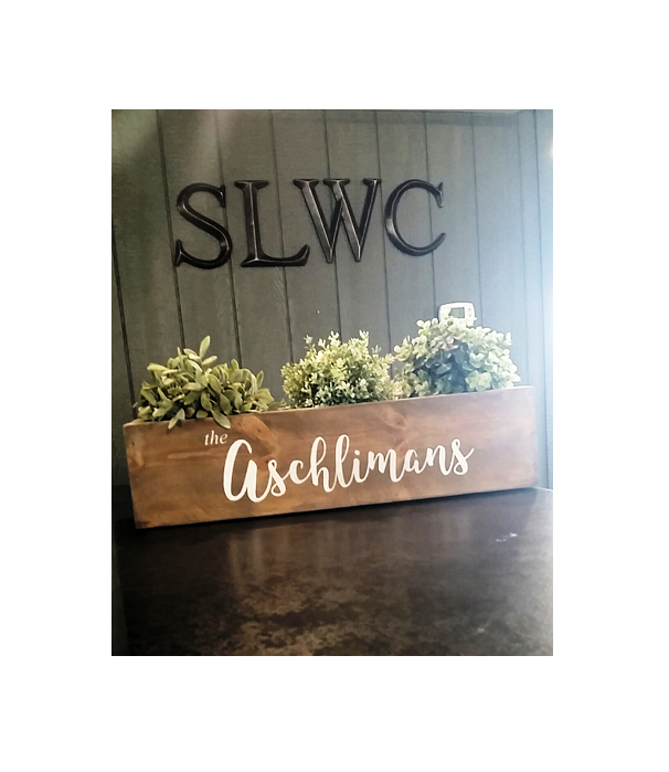 SYCAMORE LAKE WINE CO. - Centerpiece Planter Box