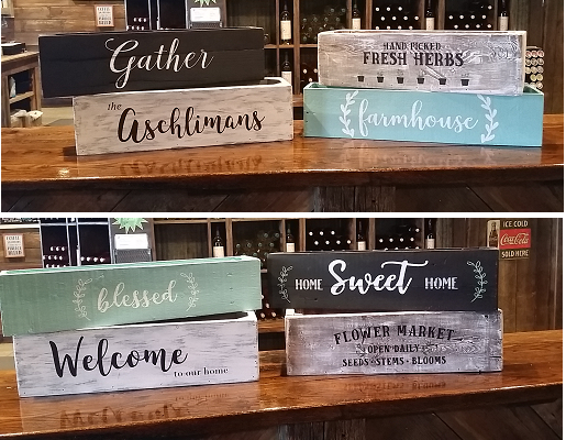 LEISURE TIME WINERY - Centerpiece Planter Box