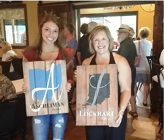 LEISURE TIME WINERY - Personalized Family Name State Pallet Painting Class