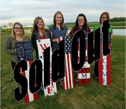 CHERRY CREEK WINERY - Patriotic Wood Flag Welcome Painting Class