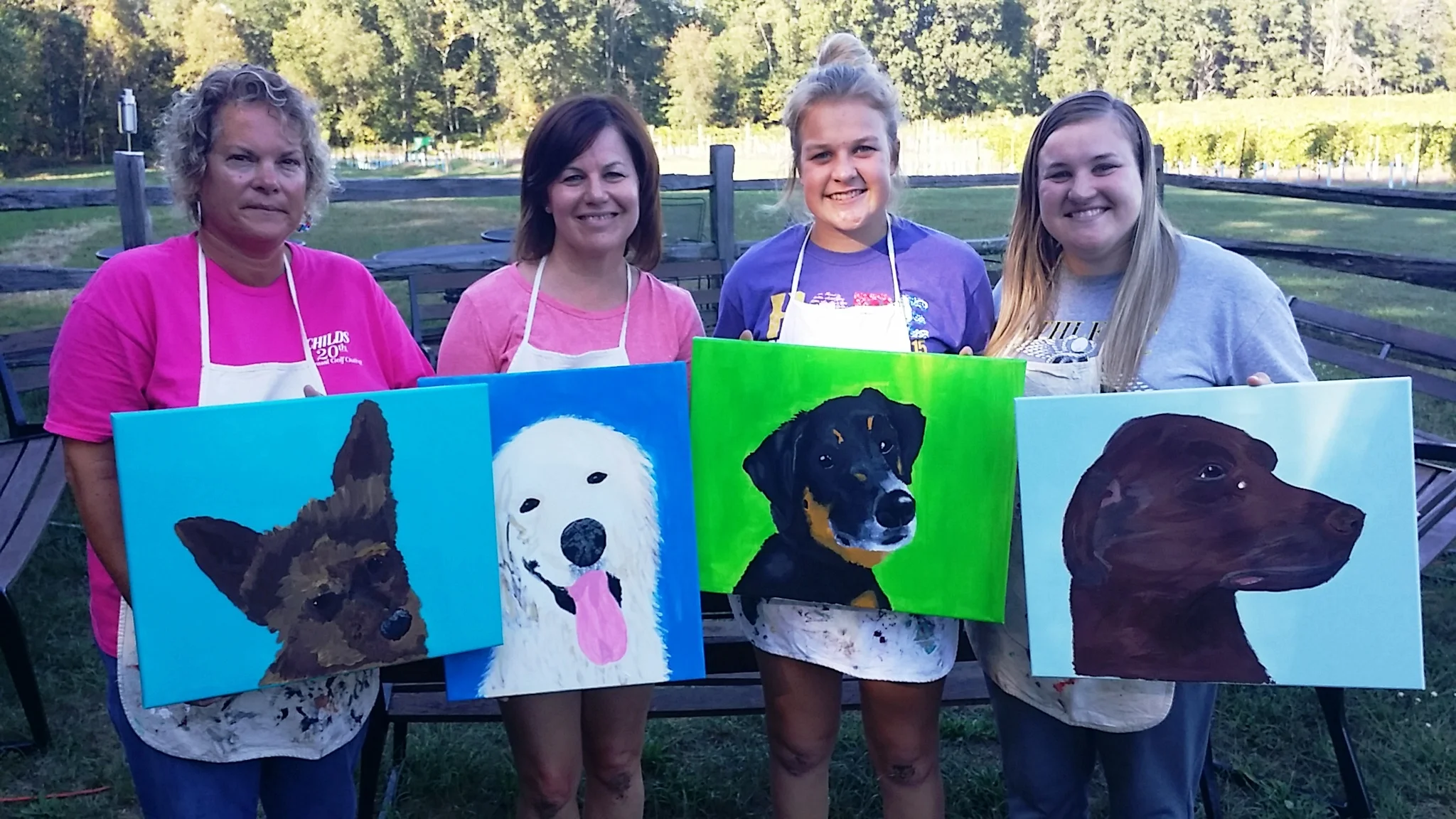 CHATEAU TEBEAU WINERY - Paint Your Pet Canvas Class