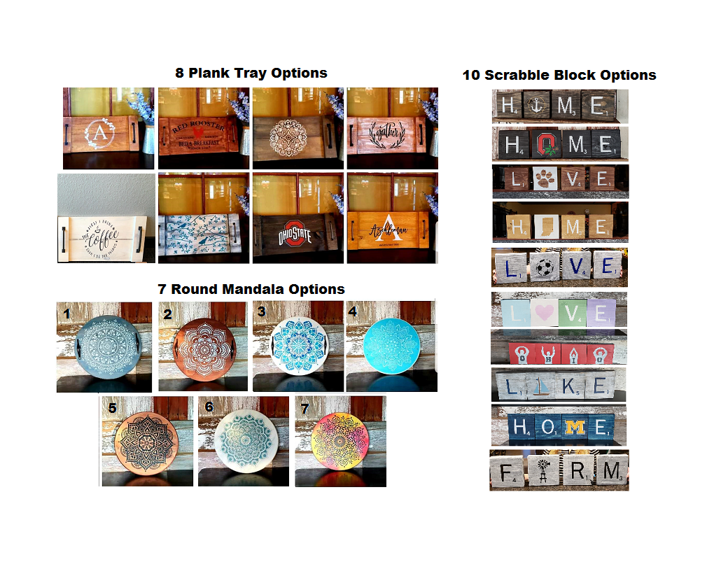 TIPPY CREEK WINERY - Scrabble Blocks or Tray Painting Class
