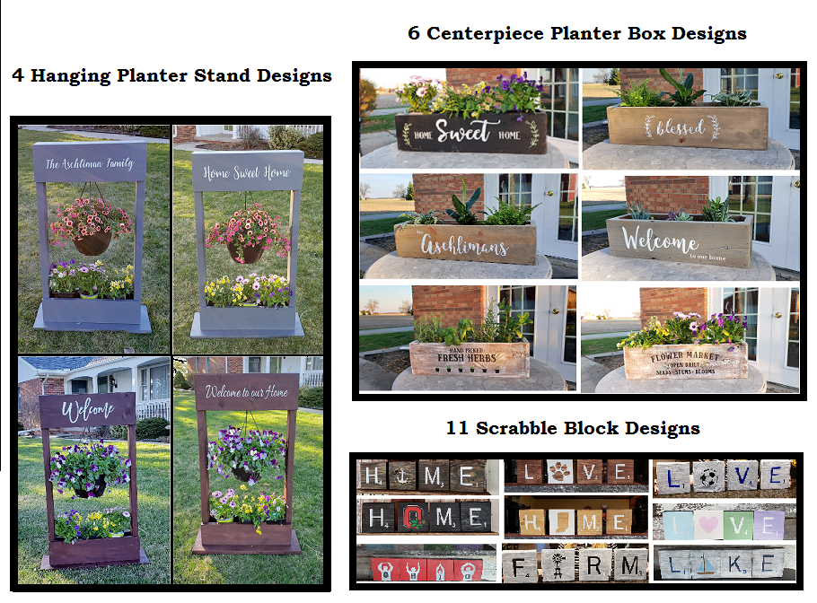 BENFIELD WINERY - Personalized Planters and Scrabble Blocks Painting Workshop
