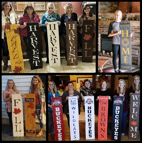 SYCAMORE LAKE WINE CO - Fall or Football Welcome Sign Painting Class