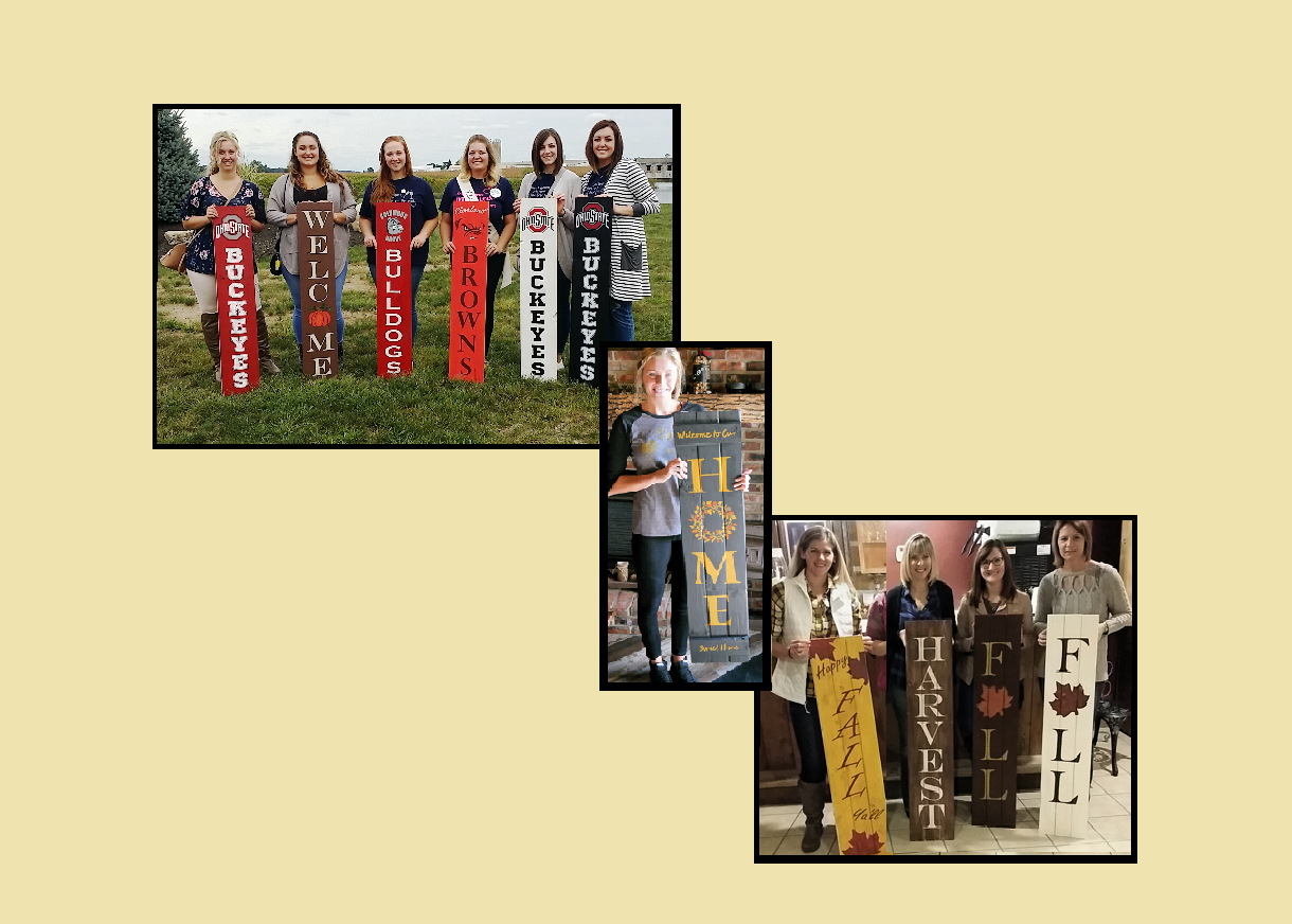 AMANDA LEE COFFEE - Fall or Football Welcome Sign Painting Class