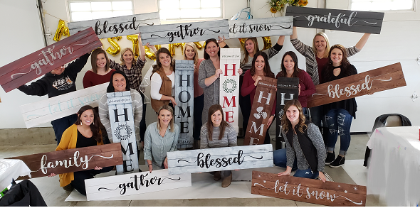 JILL'S HOLIDAY PARTY - Farmhouse Signs