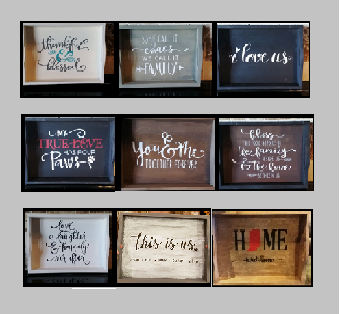 BYLER LANE WINERY - Farmhouse Tray Painting Class