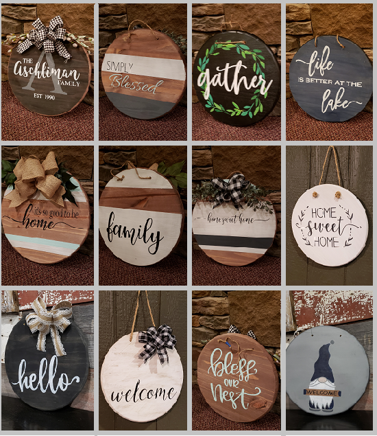 GRAND RIVER BREWERY - JACKSON, MI - Wooden Door Hanger Painting Class
