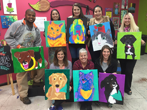 UGLY DOG DISTILLERY - Paint Your Pet Canvas Class