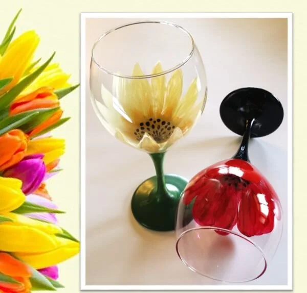 DEFIANCE HOME &amp; GARDEN SHOW - Fabulous Floral Wine Glass Class