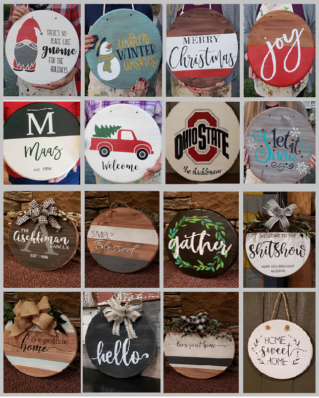 CHATEAU TEBEAU WINERY - Holiday Door Hangers Painting Class