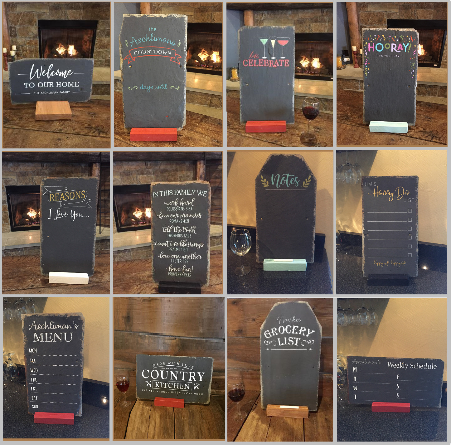 LEISURE TIME WINERY - Reversible Chalkboard Slate Painting Class