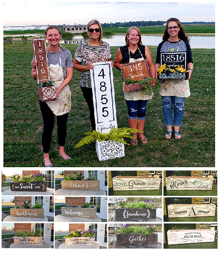 BYLER LANE WINERY - Spring Planter Paint Class #2