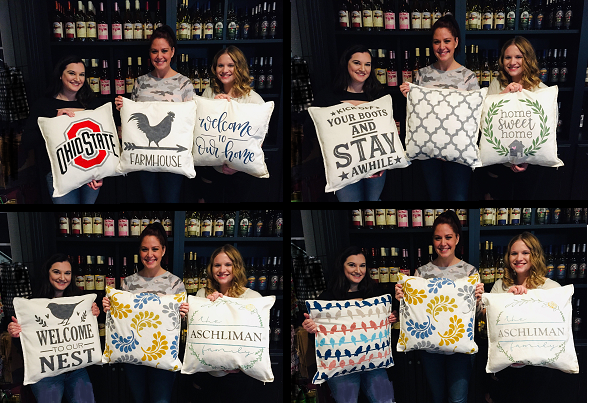 BYLER LANE WINERY - Pillow Cover Paint Class