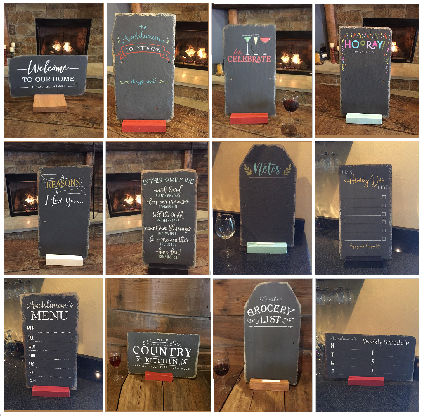 LEISURE TIME WINERY - Reversible Chalkboard Slate Painting Class