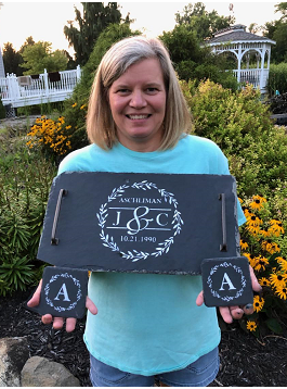 CHATEAU TEBEAU WINERY - Slate Tray and Coasters Paint Party