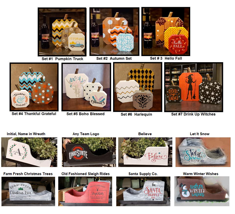 SYCAMORE LAKE WINE - Wood Pumpkins &amp; Sleighs