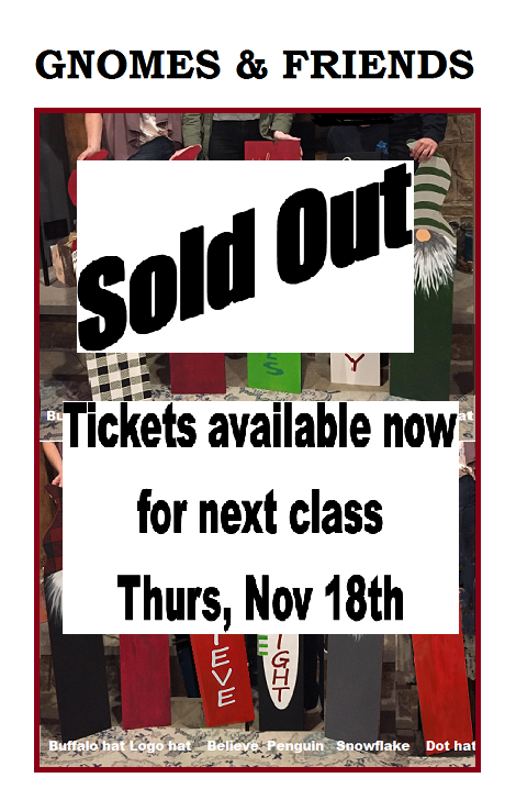 BYLER LANE WINERY - Gnomes &amp; Friends Sign Painting Class