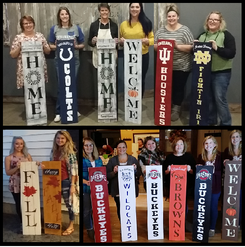 TIPPY CREEK WINERY - Fall and Football Welcome Sign Paint Party