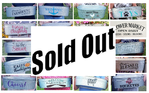 CHATEAU WINERY - THIRD CLASS! Personalized Galvanized Tubs Paint Party