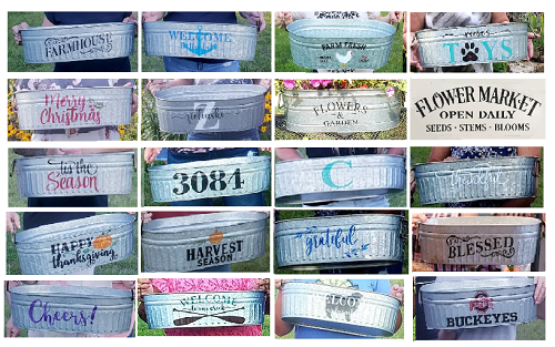 SYCAMORE LAKE WINE CO - Galvanized Tubs Painting Class
