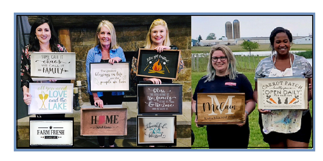 CHATEAU WINERY - Wood Tray Paint Party