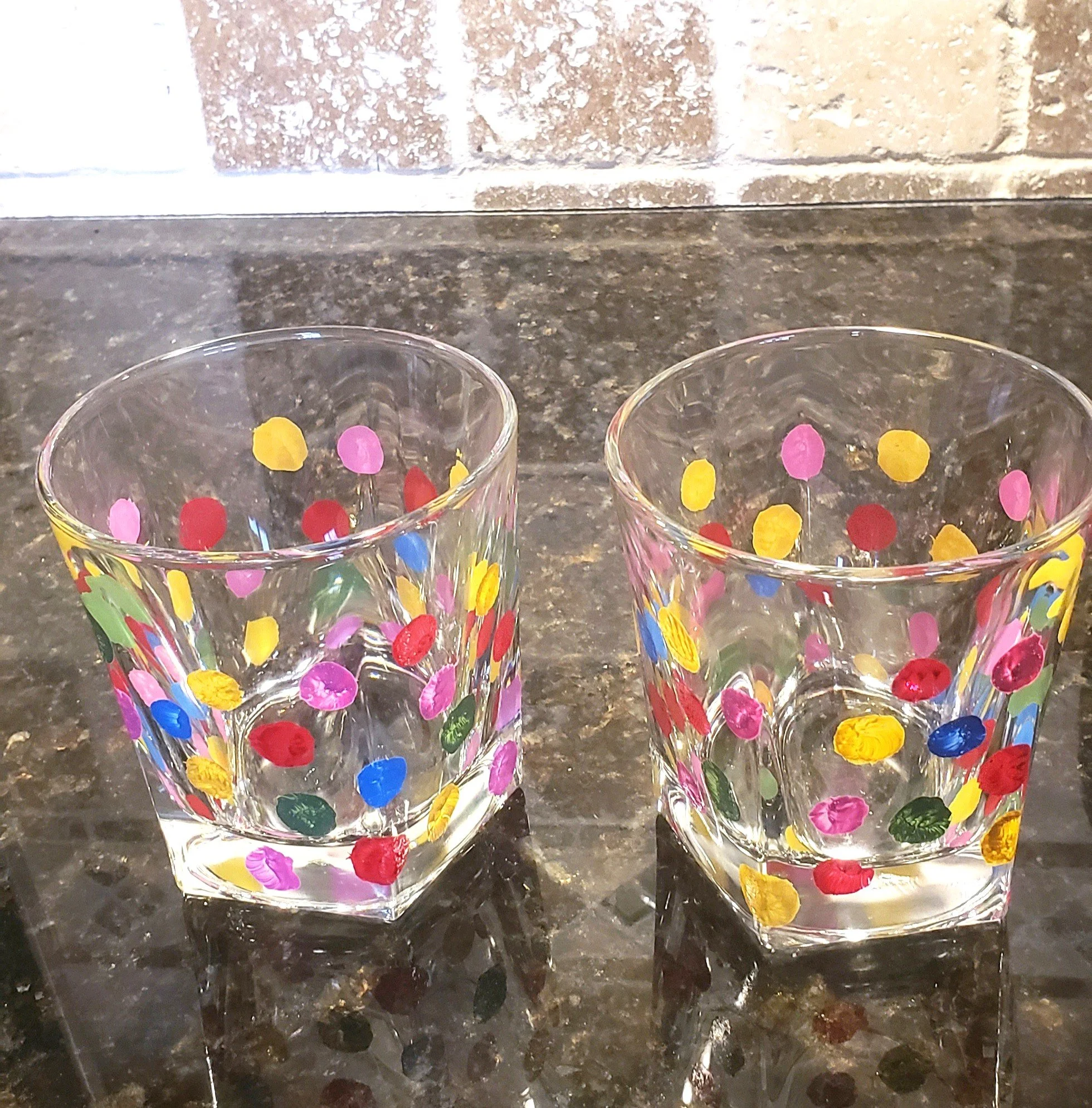 BOURBON WOMEN of MICHIGAN - Painted Rocks Glasses
