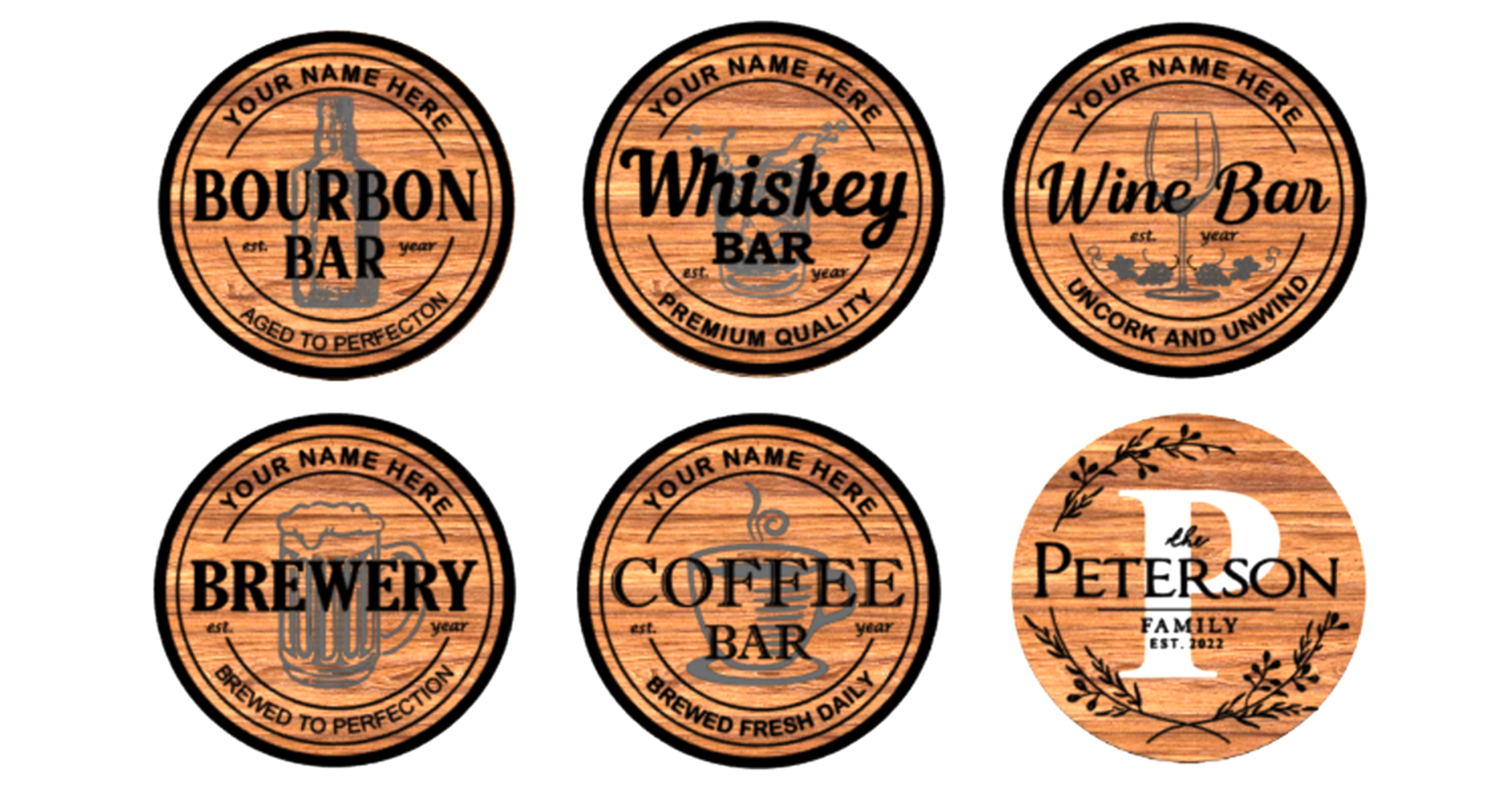 SYCAMORE LAKE WINE CO. - Personalized Bar Welcome Collection Paint Party
