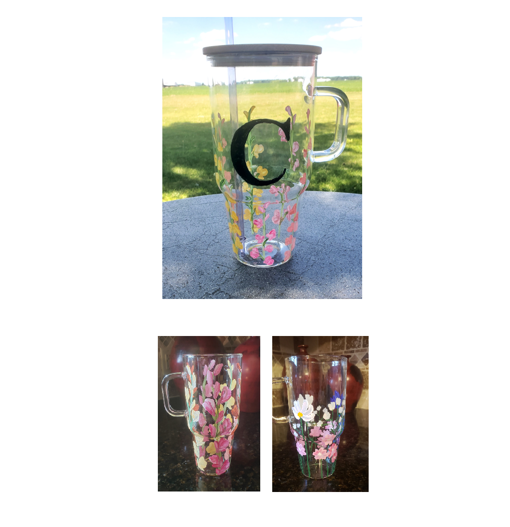 HARVEST MOON WINERY - Wildflowers Glass Tumbler Paint Party