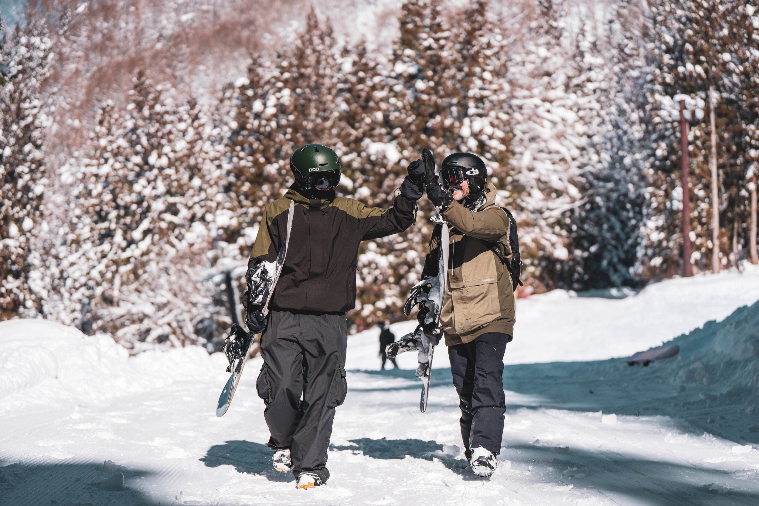 Nozawa | Father And Son Powder Snowboarding Session