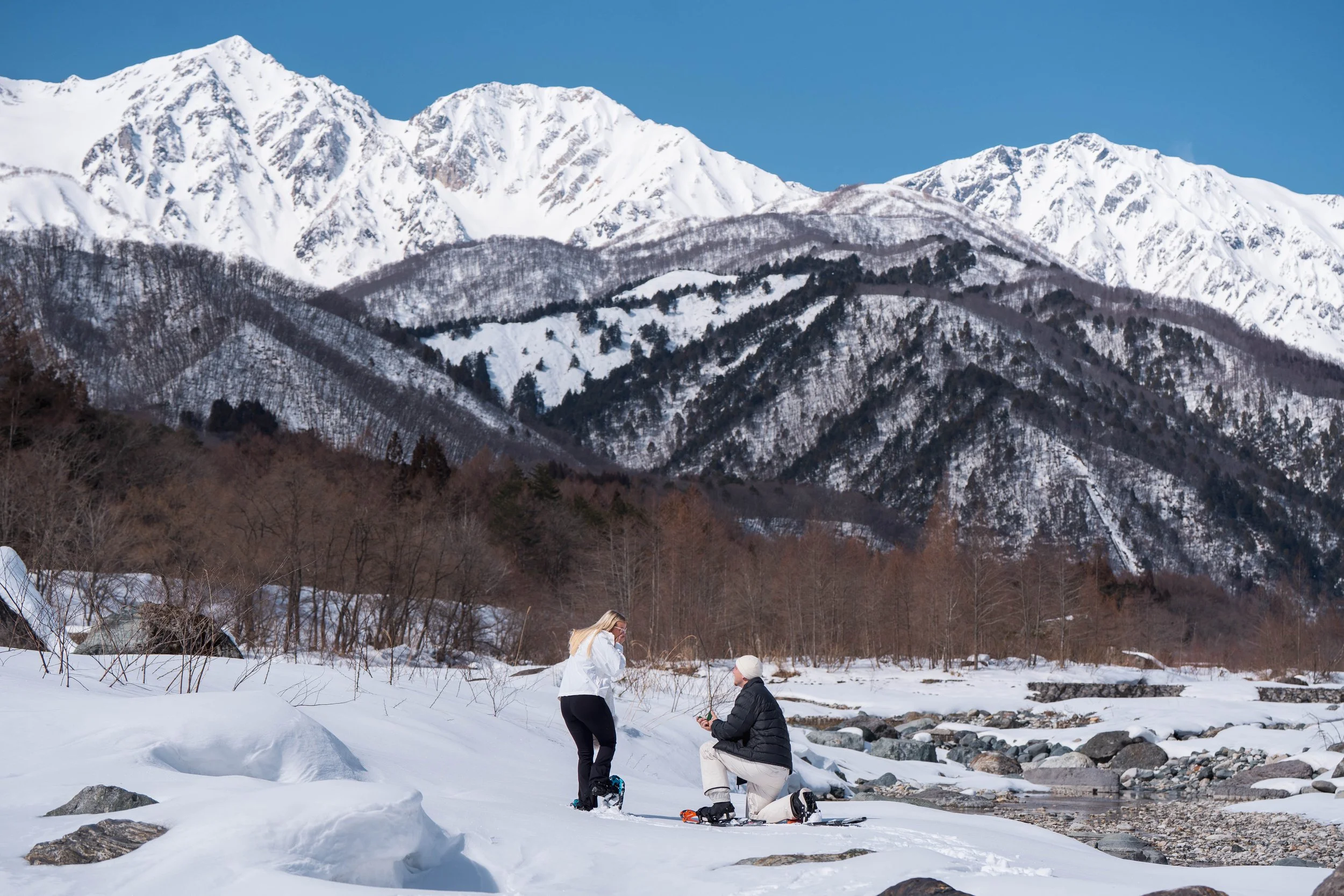 Hakuba | Surprise Snowshoe Tour &amp; Proposal